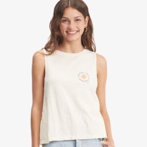 Roxy Get Lost In Paradise | Women's Cream Sleeveless Top